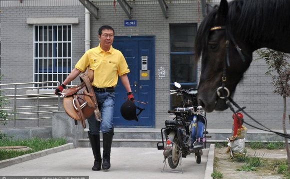 The name of the horse he is
