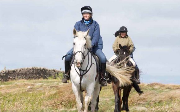 Horse riding in the Cheviot