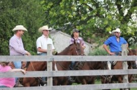 Cowboys saddled up for a ride