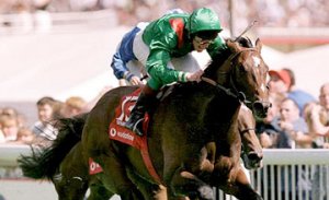 Sinndar: provided Johnny Murtagh with famous Derby win in 2000
