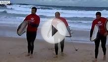 BBC Sport British and Irish Lions Players go surfing