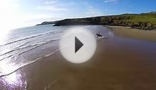 Riding a Horse On A Beach