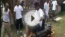 Smart Khmer/Cambodian boys learning how to ride a metal horse.