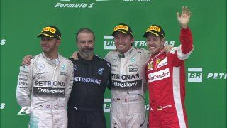 VIdeo: Podium interviews at Interlagos